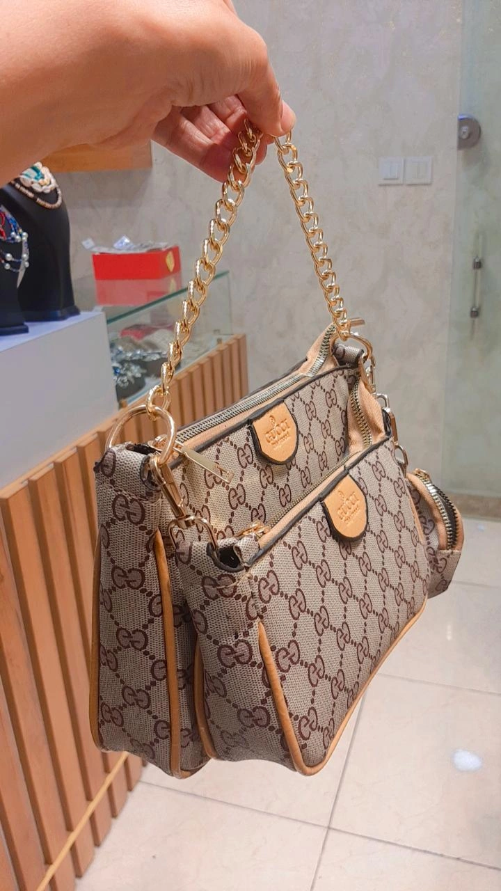 کیف   چرمی طرح گوچی