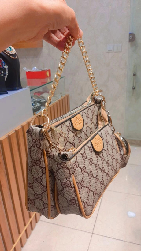 کیف چرمی طرح گوچی